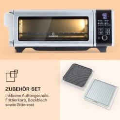 Vita-Crisp Heißluftfritteuse 1700W 10L 8 Funktionen Platzsparend -Haushaltsgeräte Geschäft 10040224 de 0006 logo