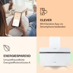 Alina 60 Smart Dunstabzugshaube 60 Cm 594 M³/h LED Ambiente-Licht Glasfront -Haushaltsgeräte Geschäft 10040231 de 0003 logo