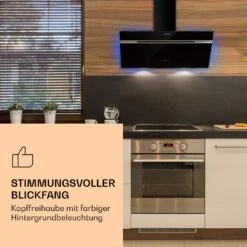 Alina 90 Smart Dunstabzugshaube 90cm 594m³/h LED Ambiente Glasfront -Haushaltsgeräte Geschäft 10040232 de 0004 logo