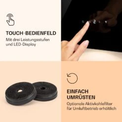 Alina 90 Smart Dunstabzugshaube 90cm 594m³/h LED Ambiente Glasfront -Haushaltsgeräte Geschäft 10040232 de 0006 logo