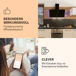 Aurora 90 Smart Dunstabzugshaube 550 M³/h 90cm Kopffrei Ambiente-Licht EEC A++ -Haushaltsgeräte Geschäft 10040236 de 0003 logo