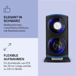 St. Gallen Premium Uhrenbeweger 2 Uhren 4 Geschwindigkeiten 10 St. Gallen Premium Uhrenbeweger 2 Uhren 4 Geschwindigkeiten -Haushaltsgeräte Geschäft 10040247 de 0005 logo