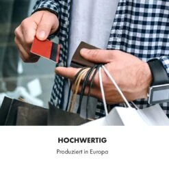 ZNAP Airtag Wallet 8 Karten Münzfach 9x1,5x6 Cm (BxHxT) RFID-Schutz -Haushaltsgeräte Geschäft 10040311 de 0006 logo