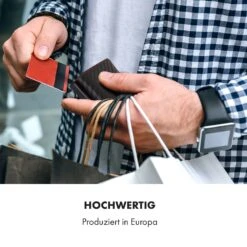 ZNAP Airtag Wallet 12 Karten Münzfach 9x1,8x6 Cm (BxHxT) RFID-Schutz -Haushaltsgeräte Geschäft 10040313 de 0006 logo