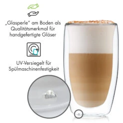 Glaswerk Carajillo Doppelwandige Thermogläser 450 Ml Handgemacht Borosilikatglas -Haushaltsgeräte Geschäft 10040320 de 0006 logo