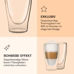 DUOS Doppelwandiges Glas 400 Ml Trinkglas Espresso Borosilikatglas 12 DUOS Doppelwandiges Glas 400 Ml Trinkglas Espresso Borosilikatglas -Haushaltsgeräte Geschäft 10040365 de 0006 logo