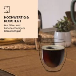 DUOS Jumbo Doppelwandiges Thermoglas 310ml Borosilikatglas Handgemacht -Haushaltsgeräte Geschäft 10040374 de 0003 logo