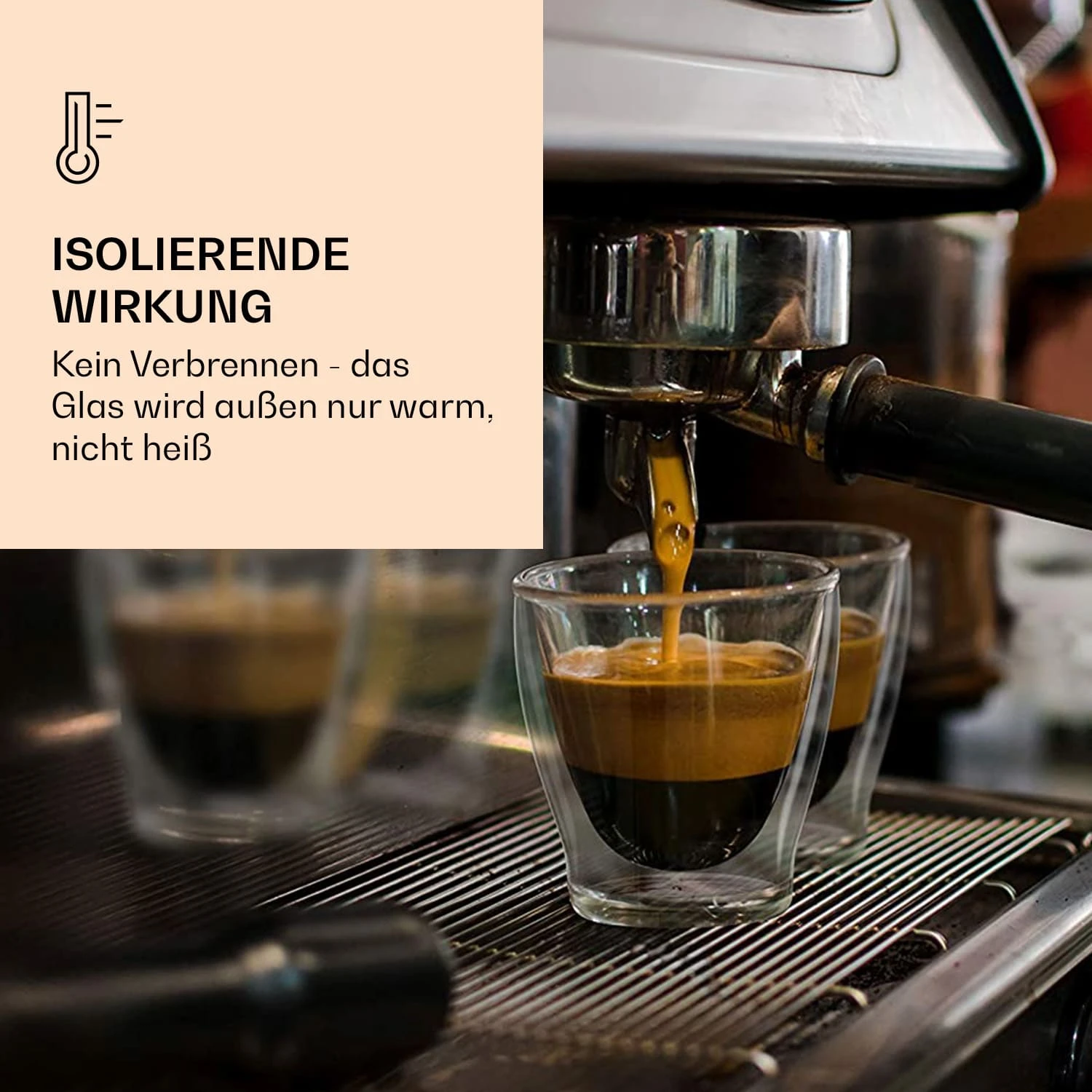 DUOS Doppelwandiges Glas | Thermoglas | 2 X 80, 310, 400 Ml | Trinkglas | Espressoglas, Teeglas, Shotglas | Für Heiße Und Kalte Getränke | Borosilikatglas| Hitze- Und Kältebeständig | Handgemacht | Spülmaschinenfest | Schwebe-Effekt 2 DUOS Doppelwandiges Glas | Thermoglas | 2 X 80, 310, 400 Ml | Trinkglas | Espressoglas, Teeglas, Shotglas | Für Heiße Und Kalte Getränke | Borosilikatglas| Hitze- Und Kältebeständig | Handgemacht | Spülmaschinenfest | Schwebe-Effekt – Bild 2