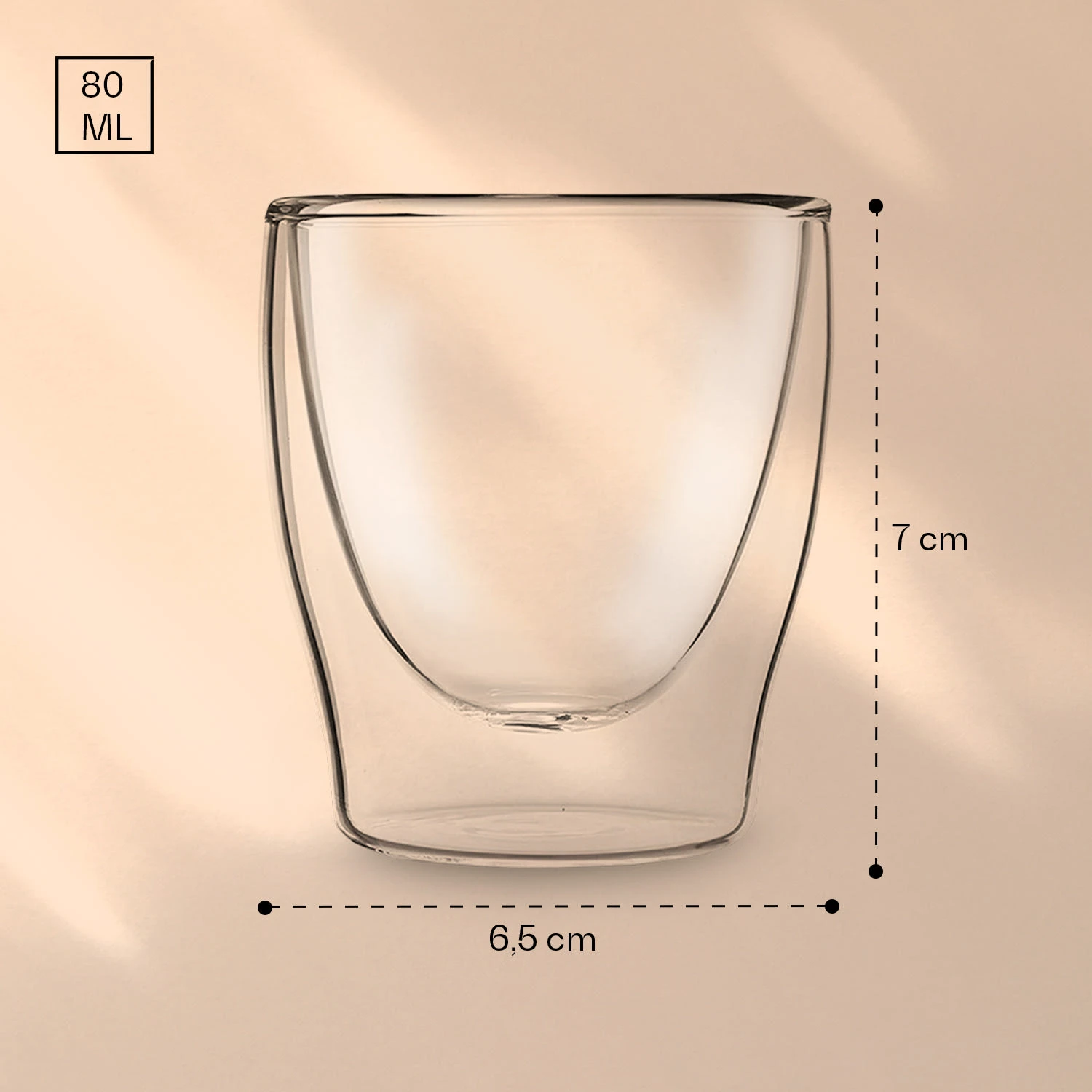 DUOS Doppelwandiges Glas 80 Ml Trinkglas Espresso Borosilikatglas 7 DUOS Doppelwandiges Glas 80 Ml Trinkglas Espresso Borosilikatglas – Bild 7