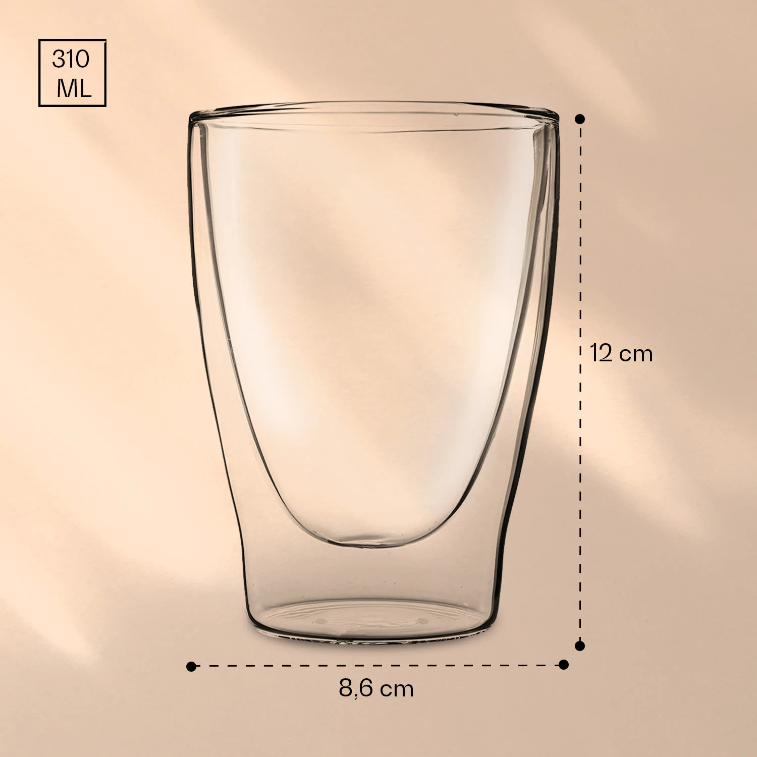 DUOS Doppelwandiges Glas 310 Ml Thermofunktion Inkl. Edelstahl-Löffel 7 DUOS Doppelwandiges Glas 310 Ml Thermofunktion Inkl. Edelstahl-Löffel – Bild 7