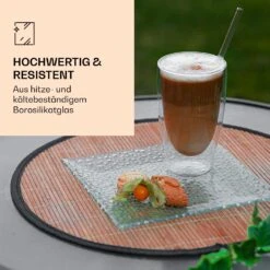 DUOS Doppelwandiges Glas 400 Ml Thermofunktion Inkl. Edelstahl-Löffel -Haushaltsgeräte Geschäft 10040387 de 0003 logo