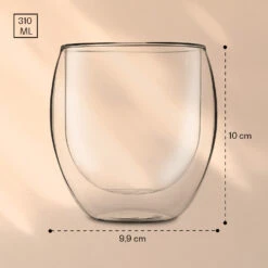 DUOS Jumbo Doppelwandiges Glas 310 Ml Thermofunktion Edelstahl-Löffel -Haushaltsgeräte Geschäft 10040388 yy 0007 logo