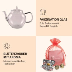 Bedida Teekanne 800ml + 6xTeeblume Grün 12 Bedida Teekanne 800ml + 6xTeeblume Grün -Haushaltsgeräte Geschäft 10040414 de 0006 logo