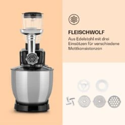 Renata Rossa Küchenmaschine 3-in-1 2000W 2,7PS 5Ltr Edelstahl BPA-frei 12 Renata Rossa Küchenmaschine 3-in-1 2000W 2,7PS 5Ltr Edelstahl BPA-frei -Haushaltsgeräte Geschäft 10040500 de 0005 logo