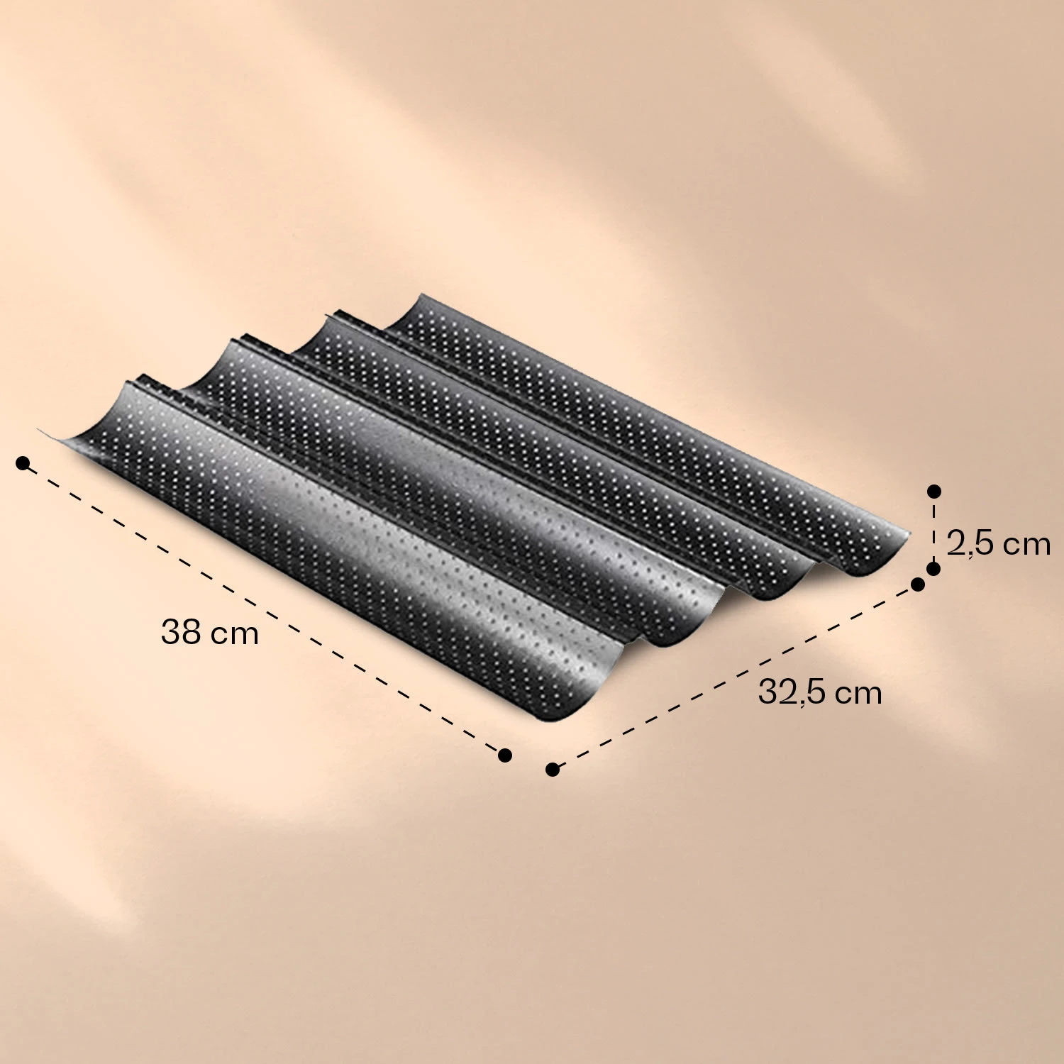 Feelino Baguettblech 4 Mulden 6 Feelino Baguettblech 4 Mulden – Bild 6