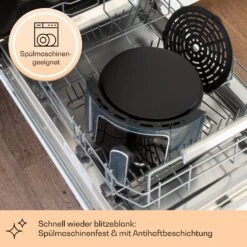 Crisp-Pro Heißluftfritteuse Air Fryer 1400W 3,5 Ltr 8 Programme Timer -Haushaltsgeräte Geschäft 10040701 de 0004 logo