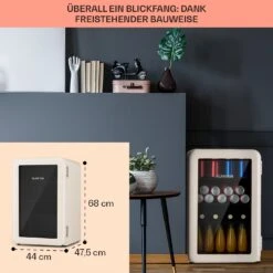 PopLife 70 Getränkekühler Kühlschrank 70 Ltr 0-10 °C Retro-Design LED -Haushaltsgeräte Geschäft 10040736 de 0006 usp