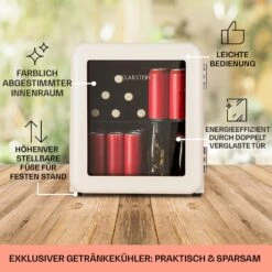 PopLife 48 Getränkekühler Kühlschrank 0-10 °C Retro-Design 11 PopLife 48 Getränkekühler Kühlschrank 0-10 °C Retro-Design -Haushaltsgeräte Geschäft 10040737 de 0005 usp