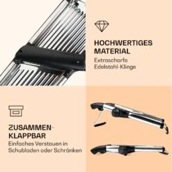 Mandoline Küchenhobel Gourmet Edelstahl 1 Bis 9 Mm Julienne-Schneider -Haushaltsgeräte Geschäft 10040835 de 0005 logo