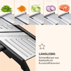 Mandoline Küchenhobel Inkl. Wellenschnitt Edelstahl 1 Bis 9 Mm Julienne-Schneider 8 Mandoline Küchenhobel Inkl. Wellenschnitt Edelstahl 1 Bis 9 Mm Julienne-Schneider -Haushaltsgeräte Geschäft 10040836 de 0003 logo
