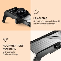 Mandoline Küchenhobel Edelstahl 1 Bis 9 Mm Julienne-Schneider -Haushaltsgeräte Geschäft 10040840 de 0003 logo