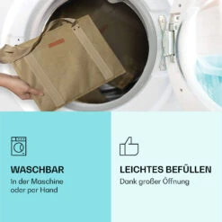 Einkaufstasche 4er Set Wiederverwendbar Waschbar Faltbar Verstärkt -Haushaltsgeräte Geschäft 10040845 de 0004 logo