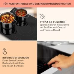 Virtuosa 5 Einbaukochfeld 5 Zonen 8200W Glaskeramik 11 Virtuosa 5 Einbaukochfeld 5 Zonen 8200W Glaskeramik -Haushaltsgeräte Geschäft 10041116 de 0004 usp