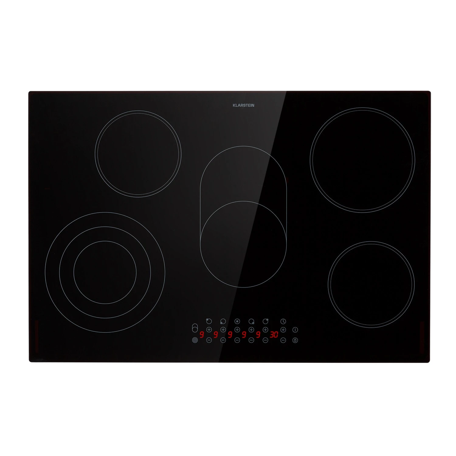 Virtuosa 5 Einbaukochfeld 5 Zonen 8500W Glaskeramik 1 Virtuosa 5 Einbaukochfeld 5 Zonen 8500W Glaskeramik