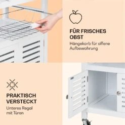 Louisiana Servierwagen Küchenwagen 5 Etagen Holz Handtuchhalter Mobil -Haushaltsgeräte Geschäft 10041122 de 0006 logo