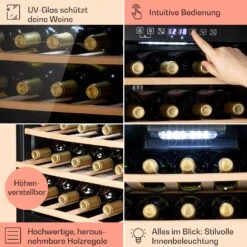 Barossa 29 Duo Weinkühlschrank 29 Fl 80 Ltr 2 Zonen Drucktasten 11 Barossa 29 Duo Weinkühlschrank 29 Fl 80 Ltr 2 Zonen Drucktasten -Haushaltsgeräte Geschäft 10041124 de 0005 usp