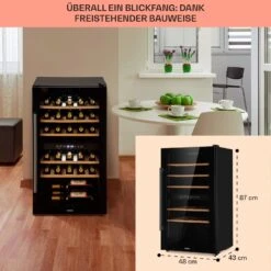 Barossa 29 Duo Weinkühlschrank 29 Fl 80 Ltr 2 Zonen Drucktasten 12 Barossa 29 Duo Weinkühlschrank 29 Fl 80 Ltr 2 Zonen Drucktasten -Haushaltsgeräte Geschäft 10041124 de 0006 usp