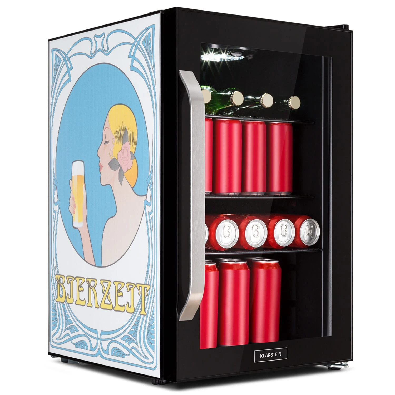 Beersafe 70 Bierzeit Edition Kühlschrank 70 Ltr 3 Böden Glas Edelstahl 1 Beersafe 70 Bierzeit Edition Kühlschrank 70 Ltr 3 Böden Glas Edelstahl