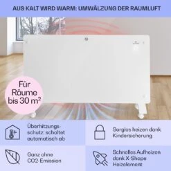Bansin Crystal Smart Konvektions-Heizgerät 1500W 5 - 50 °C App-Steuerung 11 Bansin Crystal Smart Konvektions-Heizgerät 1500W 5 - 50 °C App-Steuerung -Haushaltsgeräte Geschäft 10041210 de 0004 usp