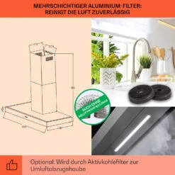 Limelight Dunstabzugshaube 120cm Wandhaube 570m³/h Touch -Haushaltsgeräte Geschäft 10041227 de 0005 logo