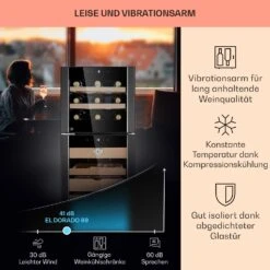 El Dorado 89 Humidor & Weinkühlschrank Touch 89L LED -Haushaltsgeräte Geschäft 10041276 de 0003 logo