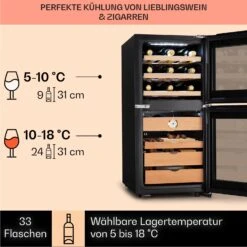 El Dorado 89 Humidor & Weinkühlschrank Touch 89L LED -Haushaltsgeräte Geschäft 10041276 de 0004 logo