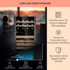 El Dorado 108 Humidor & Weinkühlschrank Touch 108L LED -Haushaltsgeräte Geschäft 10041277 de 0003 logo
