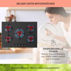 Firetale Gaskochfeld 5-flammig 70 Cm Aluminium-Brenner Inkl. Schlauch Und Druckminderer 11 Firetale Gaskochfeld 5-flammig 70 Cm Aluminium-Brenner Inkl. Schlauch Und Druckminderer -Haushaltsgeräte Geschäft 10041300 de 0003 usp