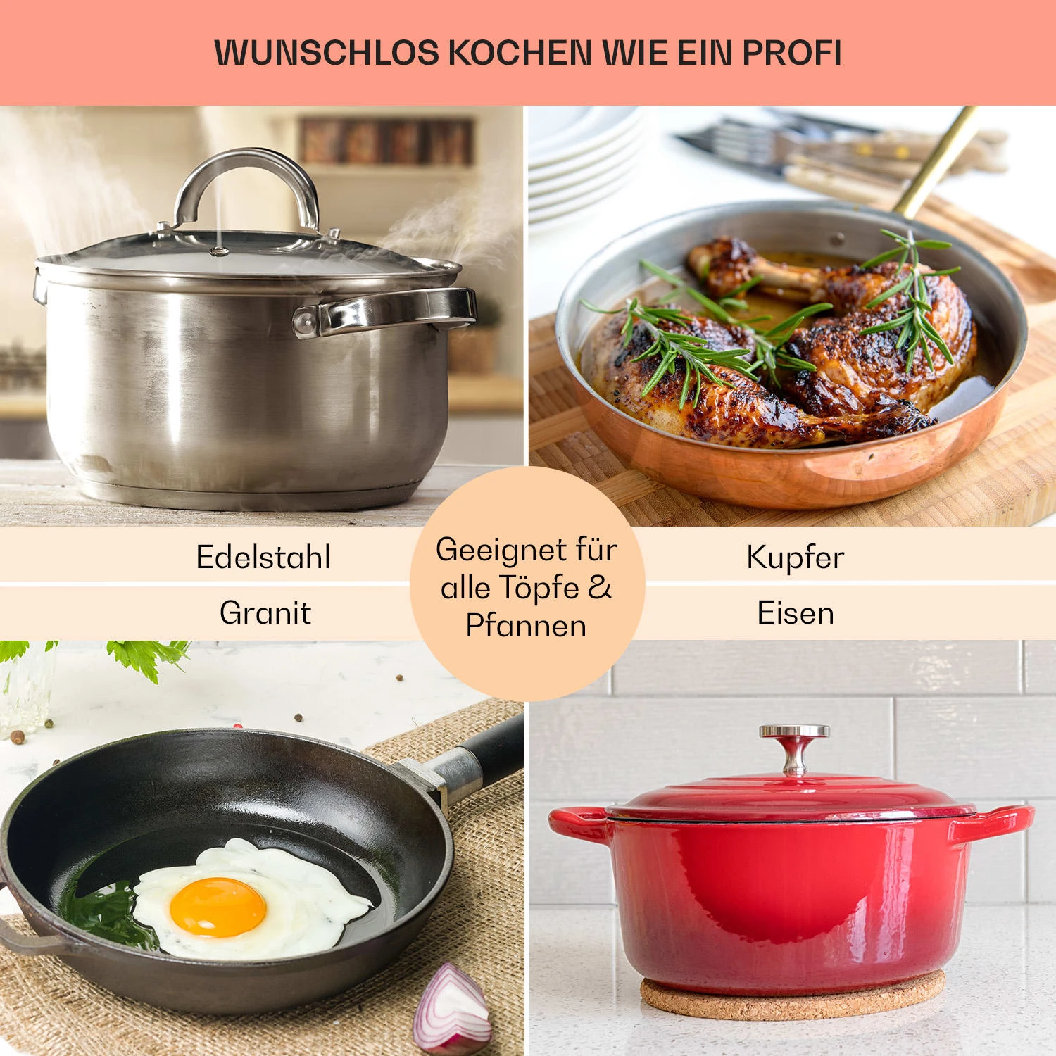 Firetale Gaskochfeld 4-flammig 60 Cm Aluminium-Brenner Inkl. Schlauch Und Druckminderer 8 Firetale Gaskochfeld 4-flammig 60 Cm Aluminium-Brenner Inkl. Schlauch Und Druckminderer – Bild 8