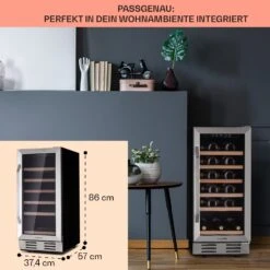 Vinovilla 29 Built-In Weinkühlschrank 81 L / 29 Fl. Glastür Edelstahl -Haushaltsgeräte Geschäft 10041304 de 0006 logo