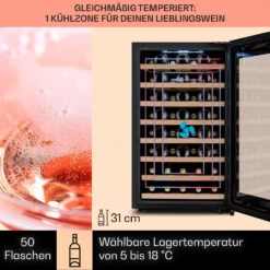 Barossa 50 Uno Weinkühlschrank 1 Zone 120 Ltr 50 Fl Touch-Display -Haushaltsgeräte Geschäft 10041307 de 0003 logo
