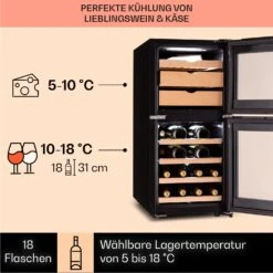 El Dorado 89 Käse & Weinkühlschrank 2 Zonen Touch 89L LED -Haushaltsgeräte Geschäft 10041310 de 0004 logo