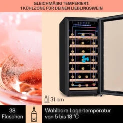 Vinamour 38 Uno Weinkühlschrank 10 Vinamour 38 Uno Weinkühlschrank -Haushaltsgeräte Geschäft 10041312 de 0003 logo