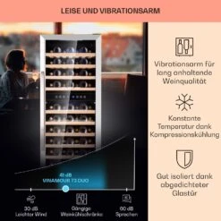 Vinamour 73 Duo Weinkühlschrank 2 Zonen 192 L/73 Flaschen 5-18°C Touch 11 Vinamour 73 Duo Weinkühlschrank 2 Zonen 192 L/73 Flaschen 5-18°C Touch -Haushaltsgeräte Geschäft 10041314 de 0004 logo