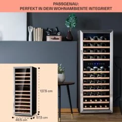 Vinamour 73 Duo Weinkühlschrank 2 Zonen 192 L/73 Flaschen 5-18°C Touch 13 Vinamour 73 Duo Weinkühlschrank 2 Zonen 192 L/73 Flaschen 5-18°C Touch -Haushaltsgeräte Geschäft 10041314 de 0006 logo