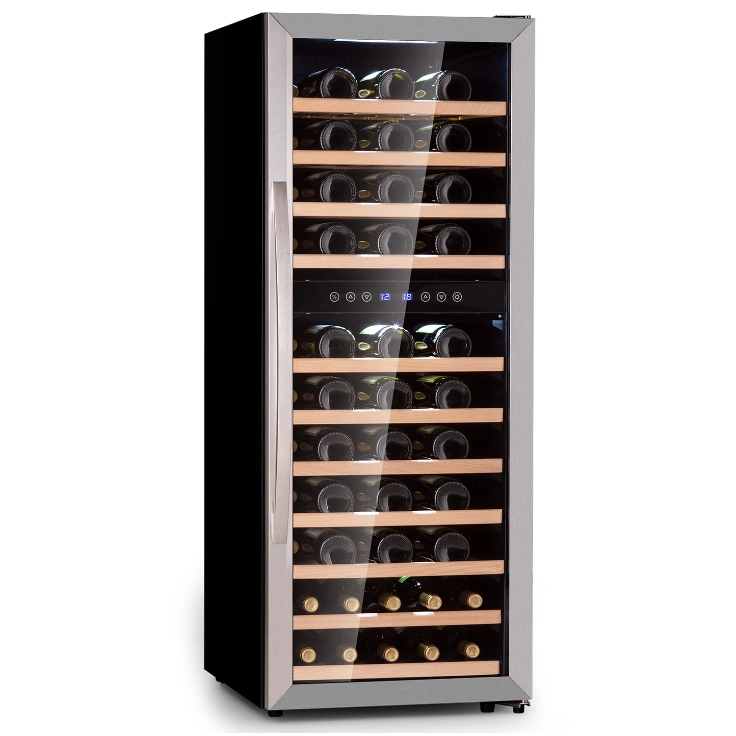 Vinamour 73 Duo Weinkühlschrank 2 Zonen 192 L/73 Flaschen 5-18°C Touch 1 Vinamour 73 Duo Weinkühlschrank 2 Zonen 192 L/73 Flaschen 5-18°C Touch