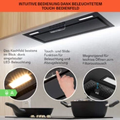 Camila Dunstabzugshaube Einbau 70 Cm 397 M³/h LED Touch Edelstahl 12 Camila Dunstabzugshaube Einbau 70 Cm 397 M³/h LED Touch Edelstahl -Haushaltsgeräte Geschäft 10041347 de 0004 usp