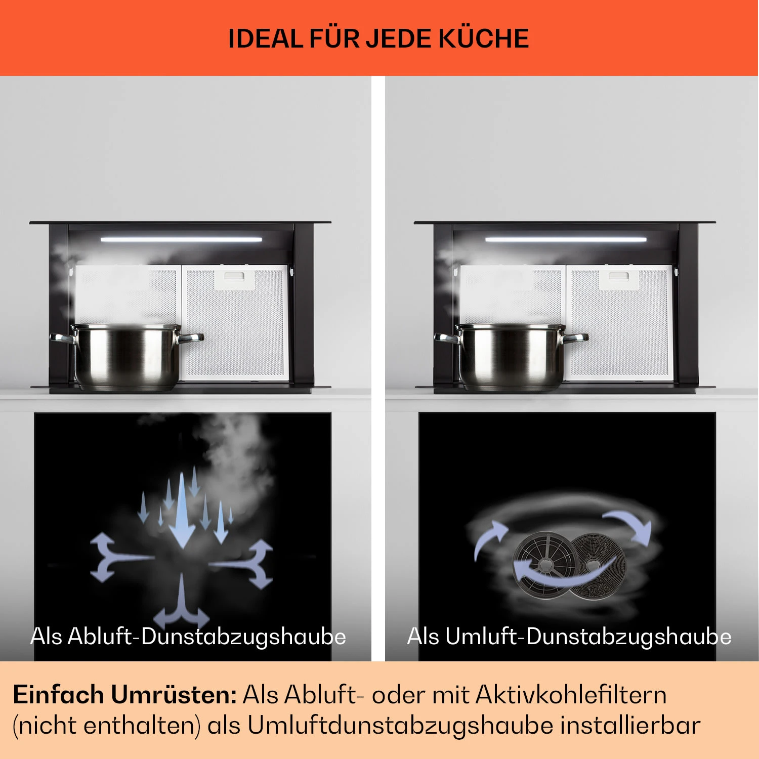 Royal Flush Eco Dunstabzugshaube 60 Cm 576 M³/h A+ 7 Royal Flush Eco Dunstabzugshaube 60 Cm 576 M³/h A+ – Bild 7