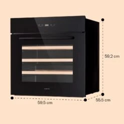 Vinsider 30 Built-In Uno Einbau-Weinkühlschrank 30 Flaschen 77 Ltr Edelstahl 16 Vinsider 30 Built-In Uno Einbau-Weinkühlschrank 30 Flaschen 77 Ltr Edelstahl -Haushaltsgeräte Geschäft 10041357 yy 0008 dimensions