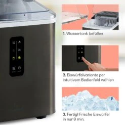 Albaron Supreme Eiswürfelmaschine Bullet 12kg/24h 1,5 Ltr Edelstahl -Haushaltsgeräte Geschäft 10041360 de 0004 logo